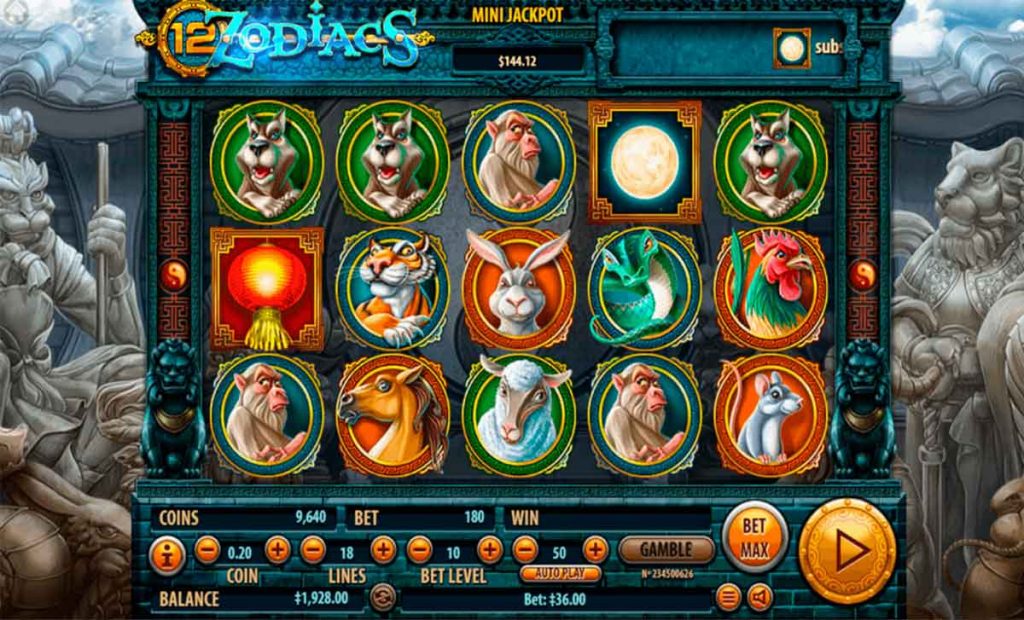 SLOT HABANERO 12 ZODIAC TERPOPULER